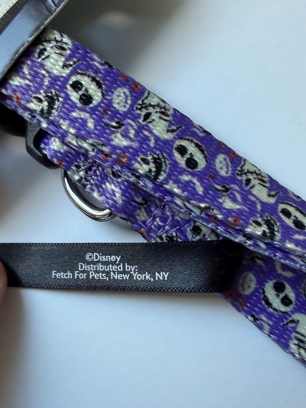 Disney The Nightmare Before Christmas Purple Jack Skellington Dog Collar Small - Picture 7 of 9